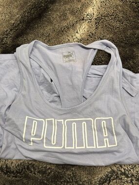 Puma Light Lavender Athletic Tank with Subtle Logo